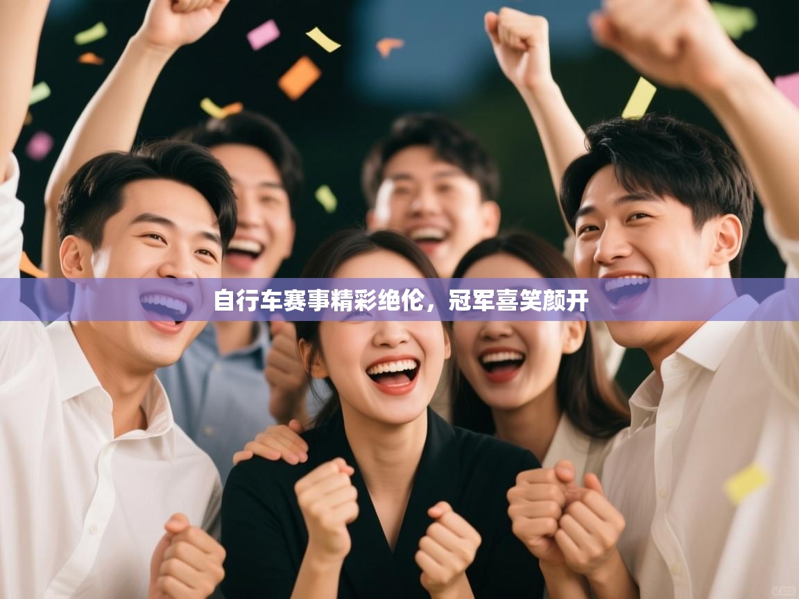 自行车赛事精彩绝伦，冠军喜笑颜开